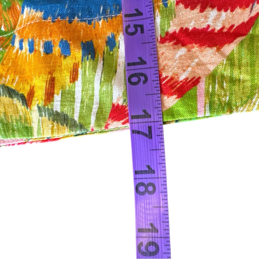 FARM RIO Macaw Leaves Mini Dress, Size M. - Picture 11 of 11